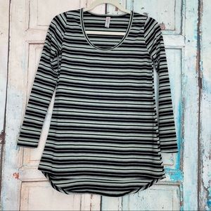 LuLaRoe Simply Comfortable Striped Long Sleeve Top XXS